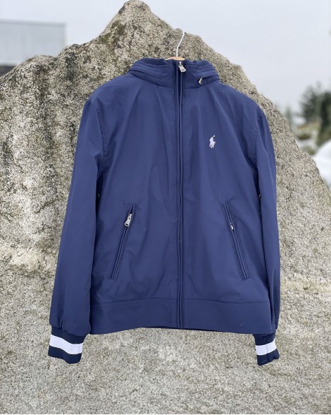 Bunda dětská Ralph Lauren modrá 